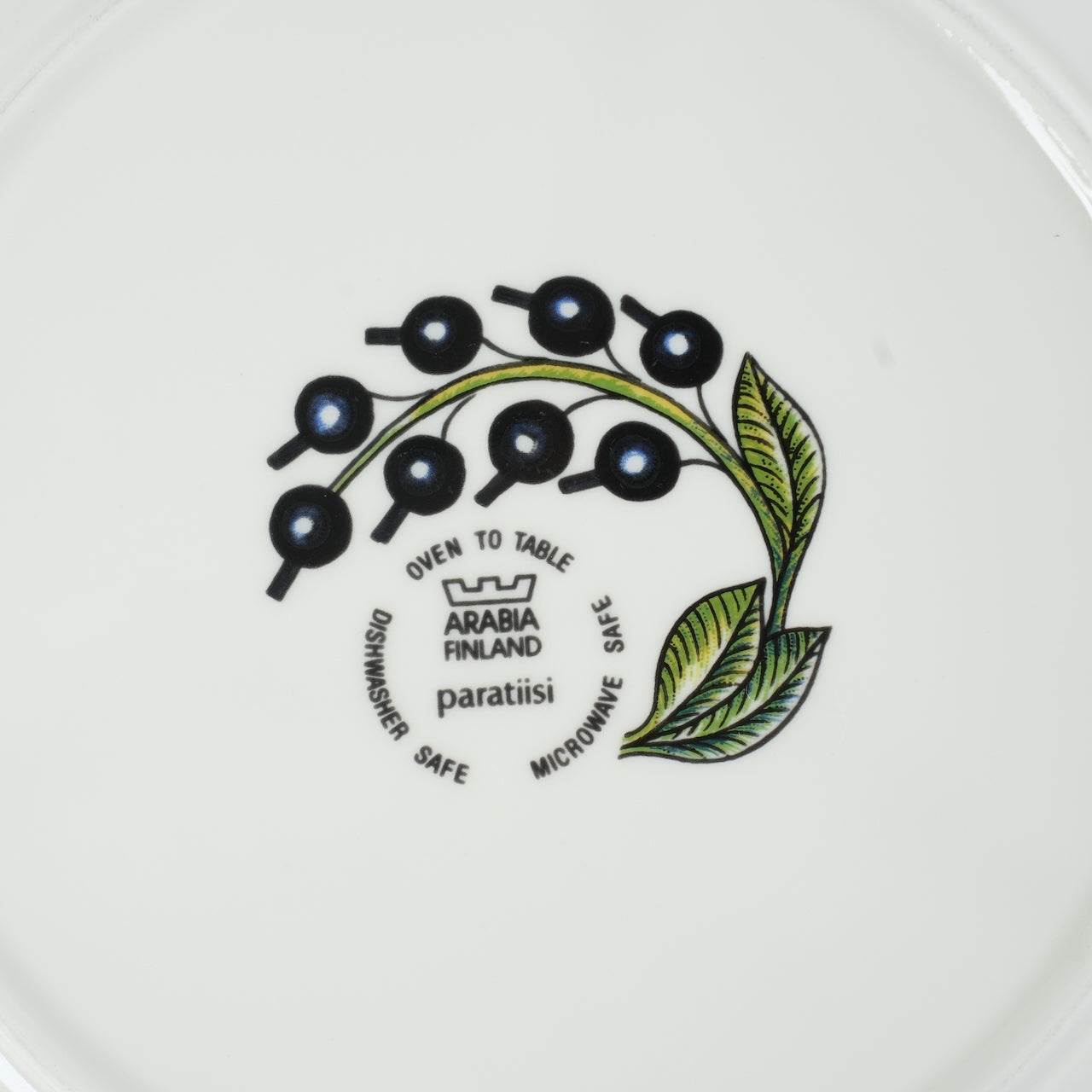 1988年製 ARABIA（アラビア）パラティッシ（Paratiisi）26cmプレート - ディテール 3