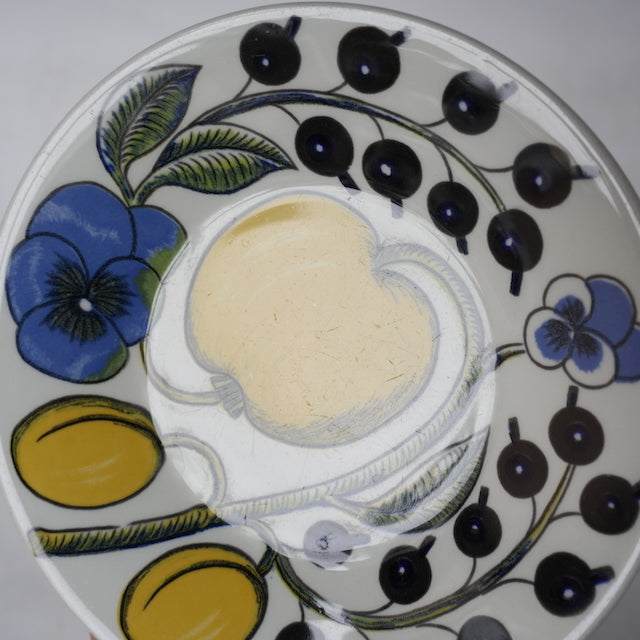 希少【ヴィオラロゴ】アラビア パラティッシ（Paratiisi）ティーカップ＆ソーサー＆ケーキ皿 トリオ - ディテール 12