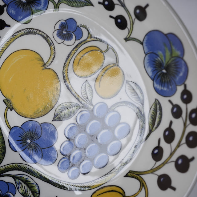 希少【ヴィオラロゴ】アラビア パラティッシ（Paratiisi）ティーカップ＆ソーサー＆ケーキ皿 トリオ コンディション詳細