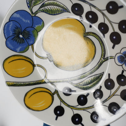 1971年製 アラビア パラティッシ（Paratiisi）ティーカップ＆ソーサー＆ケーキ皿 トリオ - ディテール 11