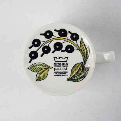 1971年製 アラビア パラティッシ（Paratiisi）ティーカップ＆ソーサー＆ケーキ皿 トリオ 裏面（バックスタンプ）