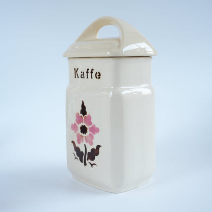 ARABIA（アラビア）スパイスキャニスター Kaffe（コーヒー入れ）ヴィンテージ フィンランド 別角度