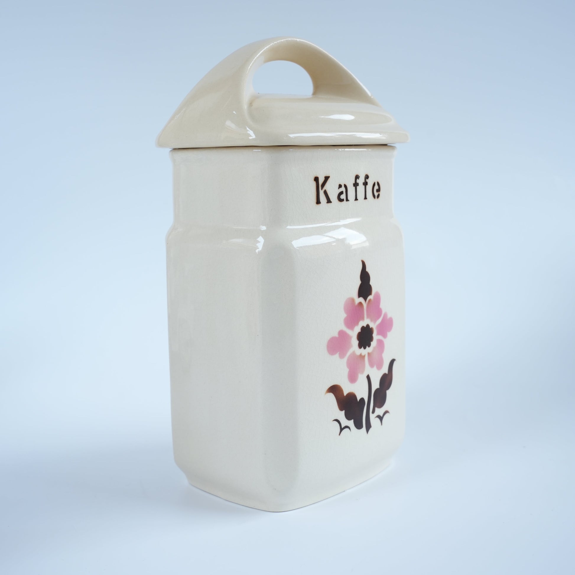 ARABIA（アラビア）スパイスキャニスター Kaffe（コーヒー入れ）ヴィンテージ フィンランド 縁・口元