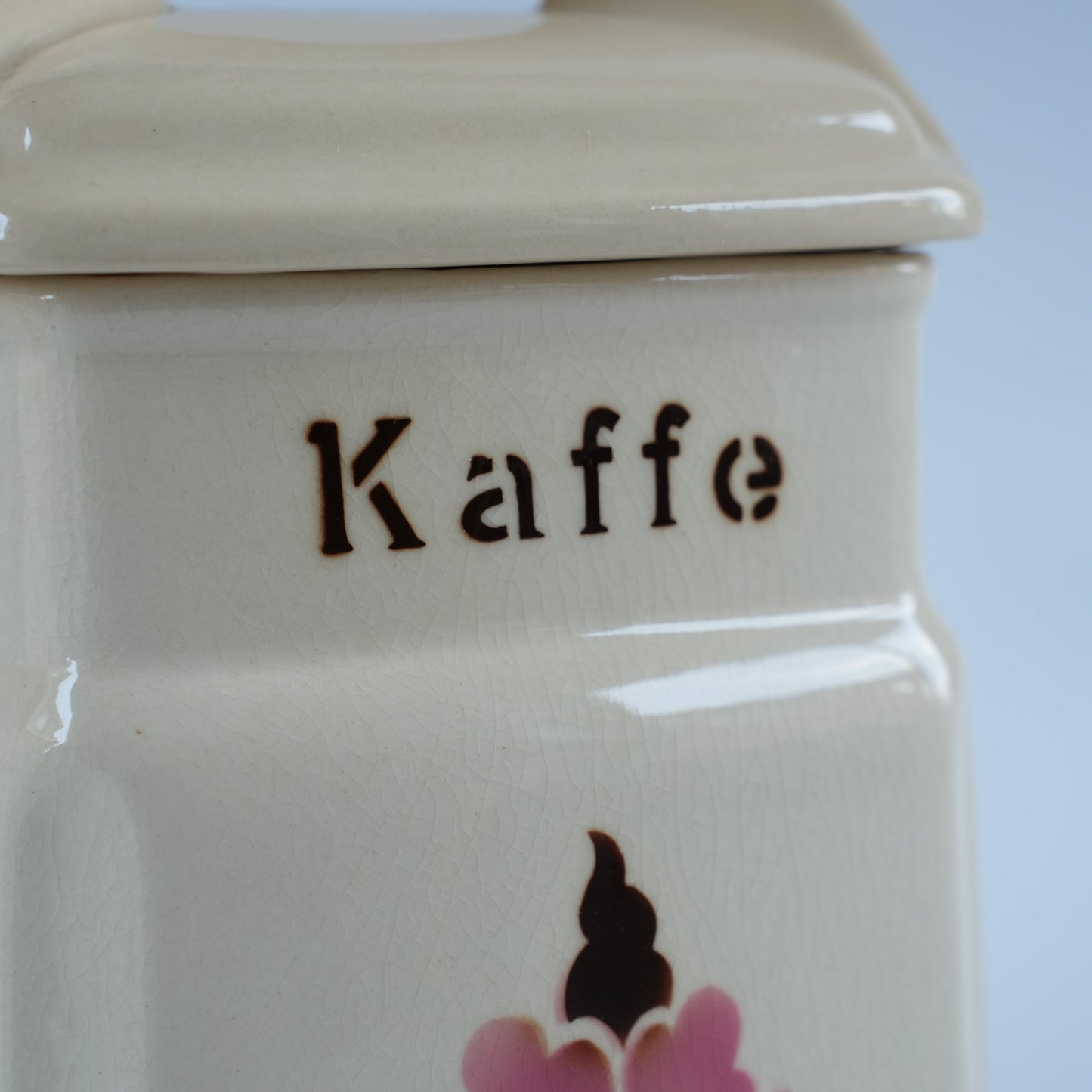 ARABIA（アラビア）スパイスキャニスター Kaffe（コーヒー入れ）ヴィンテージ フィンランド ディスプレイ参考