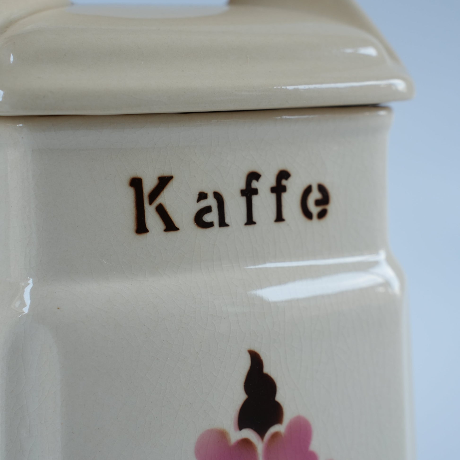ARABIA（アラビア）スパイスキャニスター Kaffe（コーヒー入れ）ヴィンテージ フィンランド ディスプレイ参考