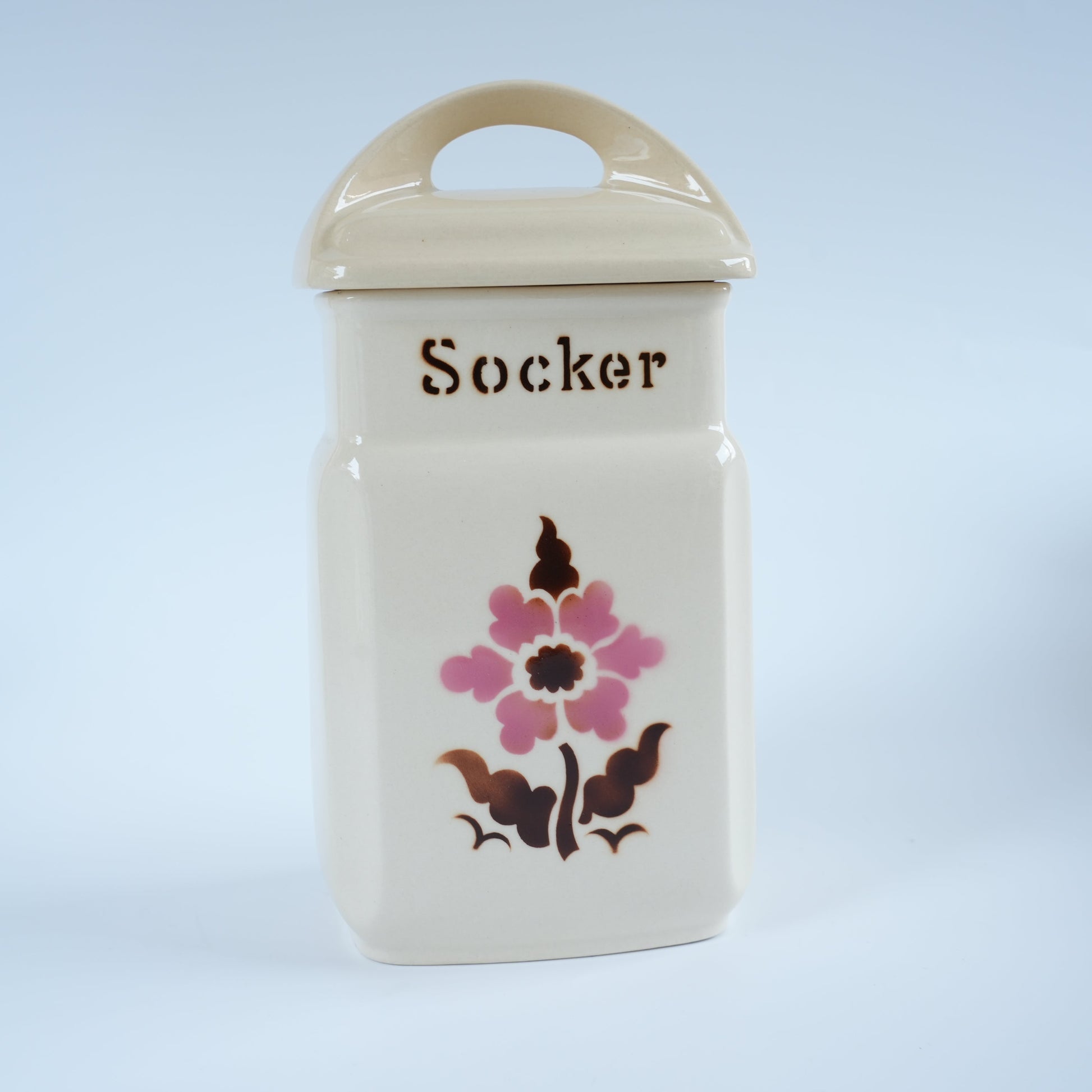 ARABIA（アラビア）スパイスキャニスター Socker（砂糖）ヴィンテージ フィンランド 持ち手・側面