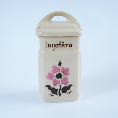 ARABIA（アラビア）スパイスジャー Ingefära（しょうが（ジンジャー））ヴィンテージ フィンランド 持ち手・側面