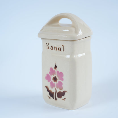 ARABIA（アラビア）スパイスジャー Kanel（シナモン）ヴィンテージ フィンランド 別角度