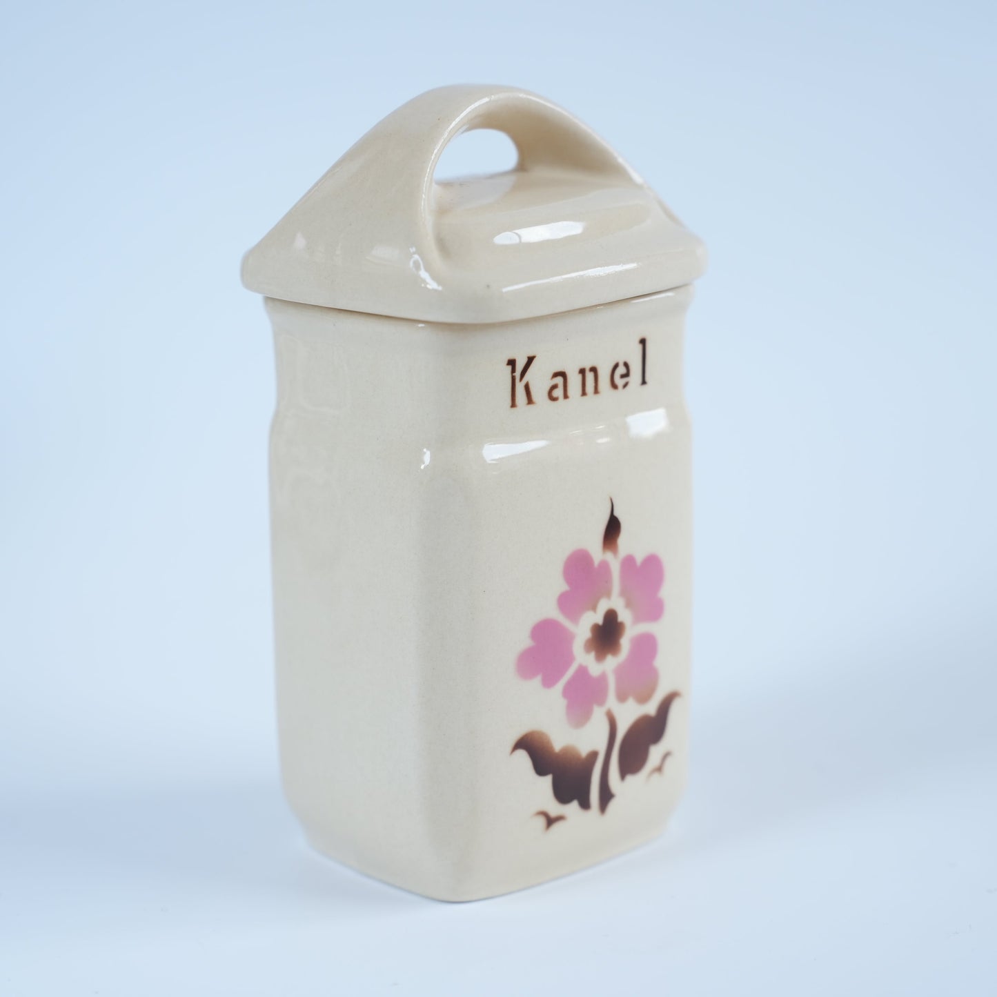ARABIA（アラビア）スパイスジャー Kanel（シナモン）ヴィンテージ フィンランド 縁・口元