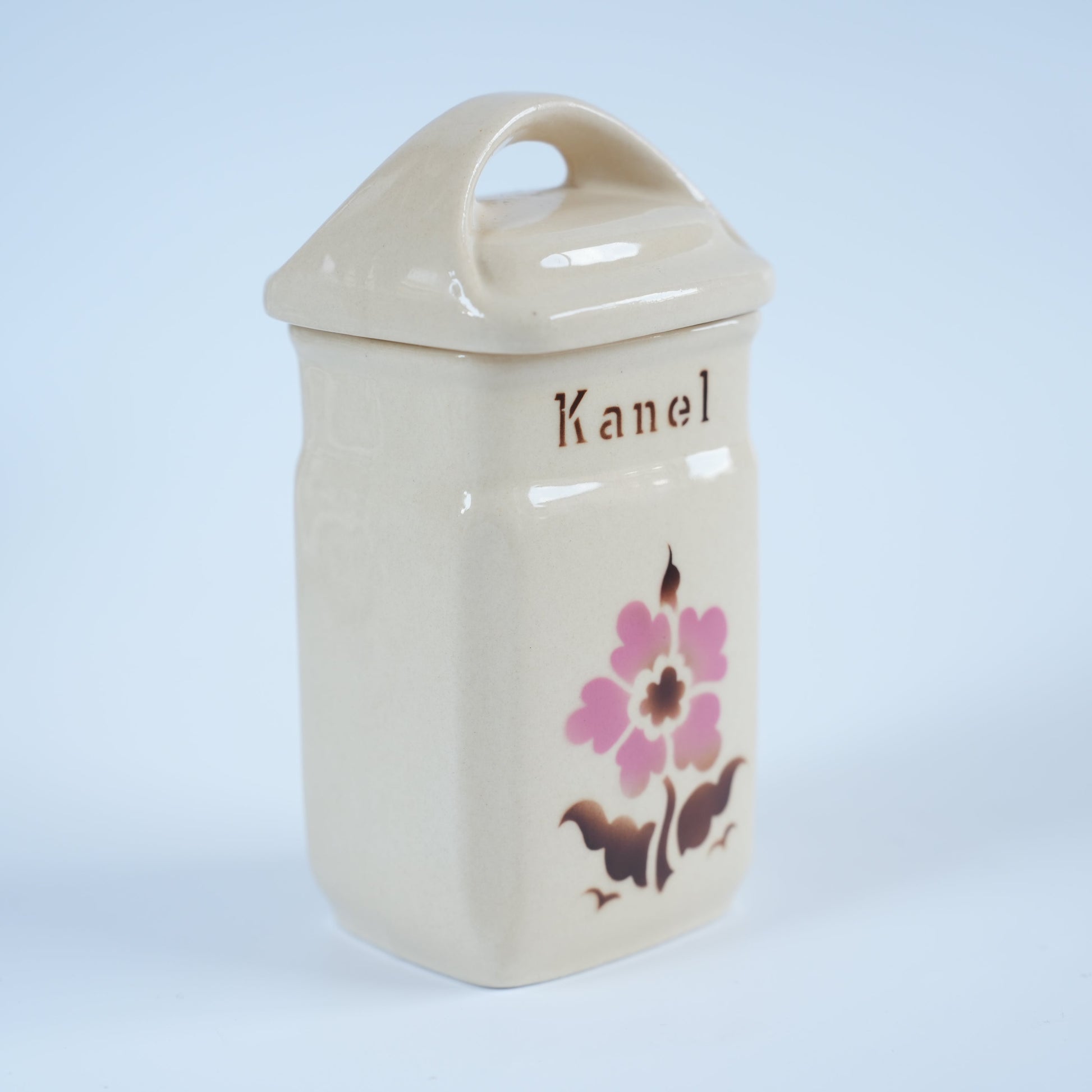 ARABIA（アラビア）スパイスジャー Kanel（シナモン）ヴィンテージ フィンランド 縁・口元