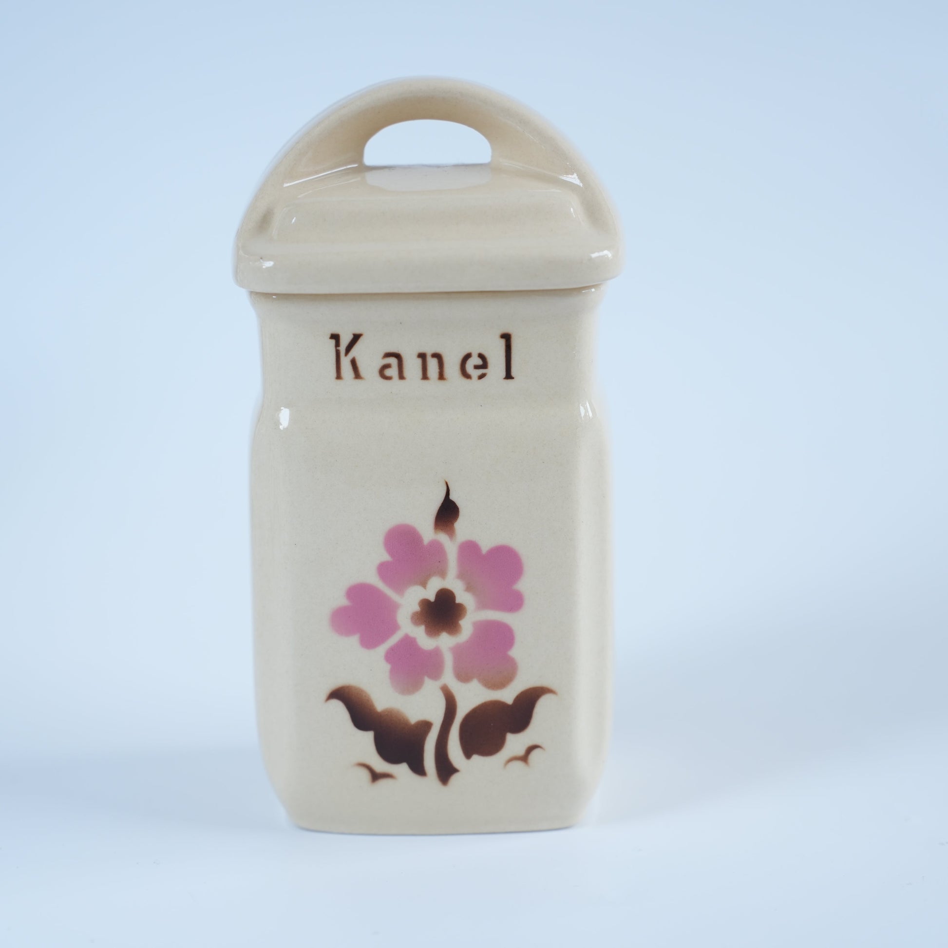 ARABIA（アラビア）スパイスジャー Kanel（シナモン）ヴィンテージ フィンランド 持ち手・側面