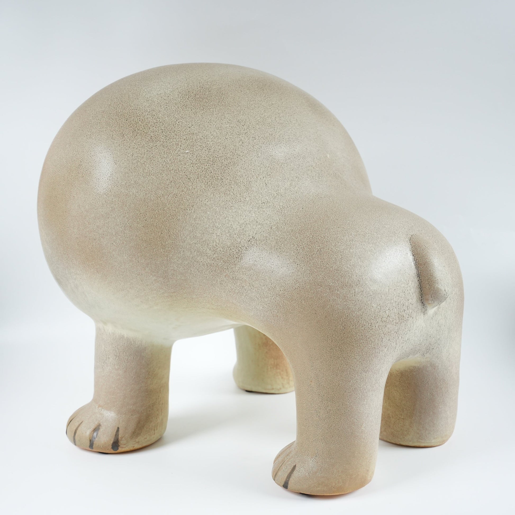 【廃盤品】希少 大型 リサ・ラーソン ブルドッグ マキシ（Bulldog Maxi）グスタフスベリＫスタジオ バックスタンプ・底面