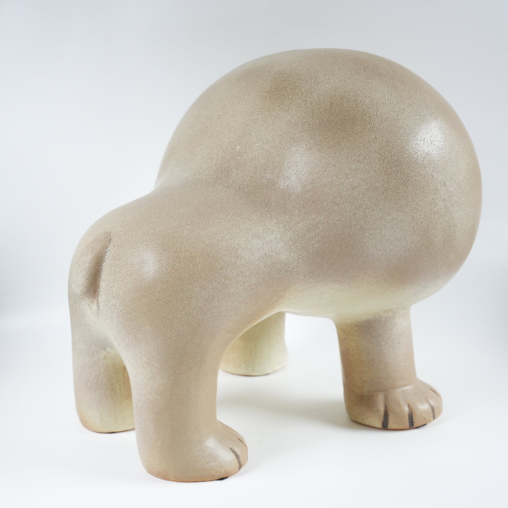 【廃盤品】希少 大型 リサ・ラーソン ブルドッグ マキシ（Bulldog Maxi）グスタフスベリＫスタジオ 縁・口元