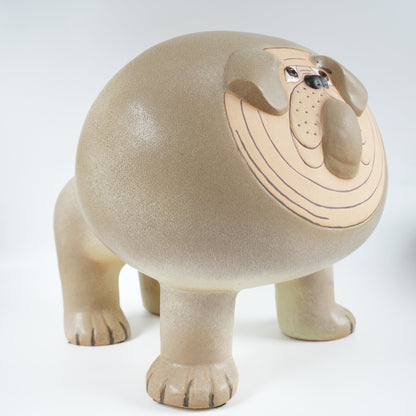 【廃盤品】希少 大型 リサ・ラーソン ブルドッグ マキシ（Bulldog Maxi）グスタフスベリＫスタジオ ディスプレイ参考