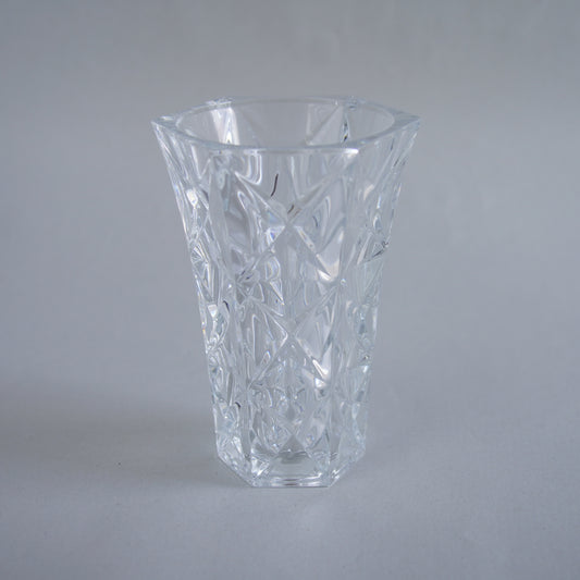 ガラスのフラワーベース 15.5cm ヴィンテージ 詳細1