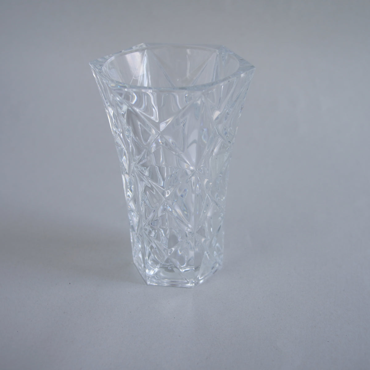 ガラスのフラワーベース 15.5cm ヴィンテージ 詳細2