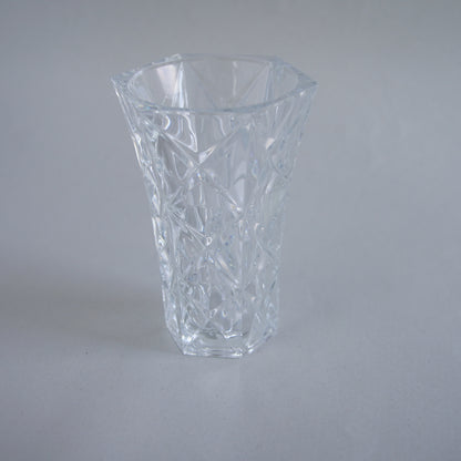 ガラスのフラワーベース 15.5cm ヴィンテージ 詳細2