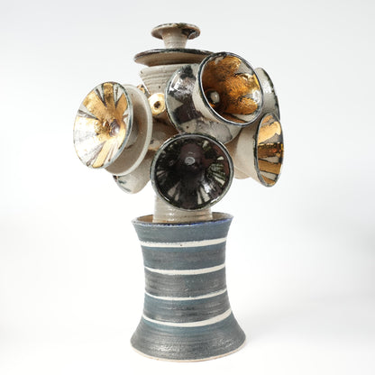 リサ・ラーソン グスタフスベリ Gスタジオ 陶器オブジェ 生命の樹意匠 高さ33cm 完品 - デザイン・柄の詳細