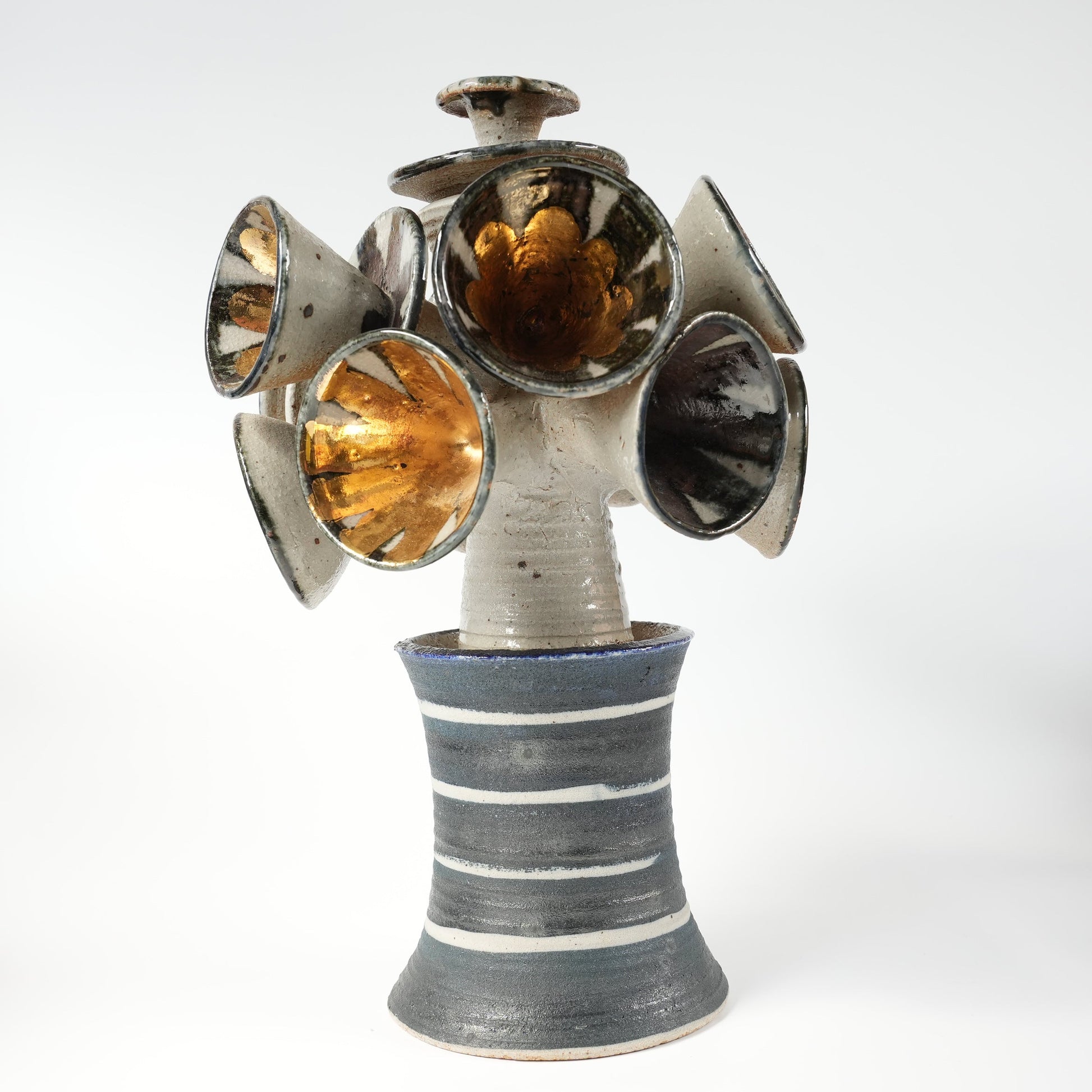 リサ・ラーソン グスタフスベリ Gスタジオ 陶器オブジェ 生命の樹意匠 高さ33cm 完品 - ディテール 1