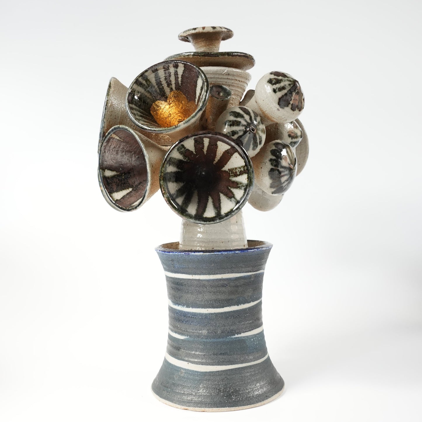 リサ・ラーソン グスタフスベリ Gスタジオ 陶器オブジェ 生命の樹意匠 高さ33cm 完品 - ディテール 3