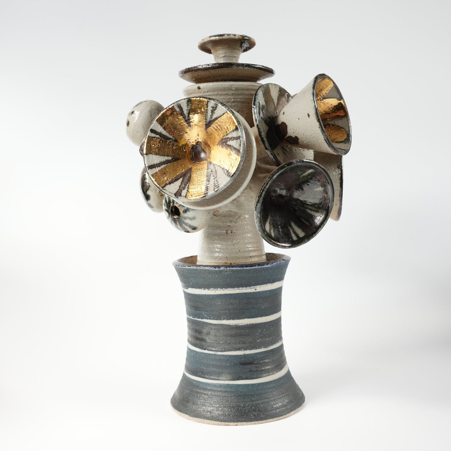 リサ・ラーソン グスタフスベリ Gスタジオ 陶器オブジェ 生命の樹意匠 高さ33cm 完品 - ディテール 6