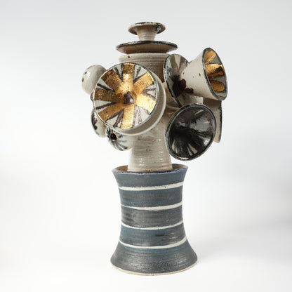 リサ・ラーソン グスタフスベリ Gスタジオ 陶器オブジェ 生命の樹意匠 高さ33cm 完品 - ディテール 6