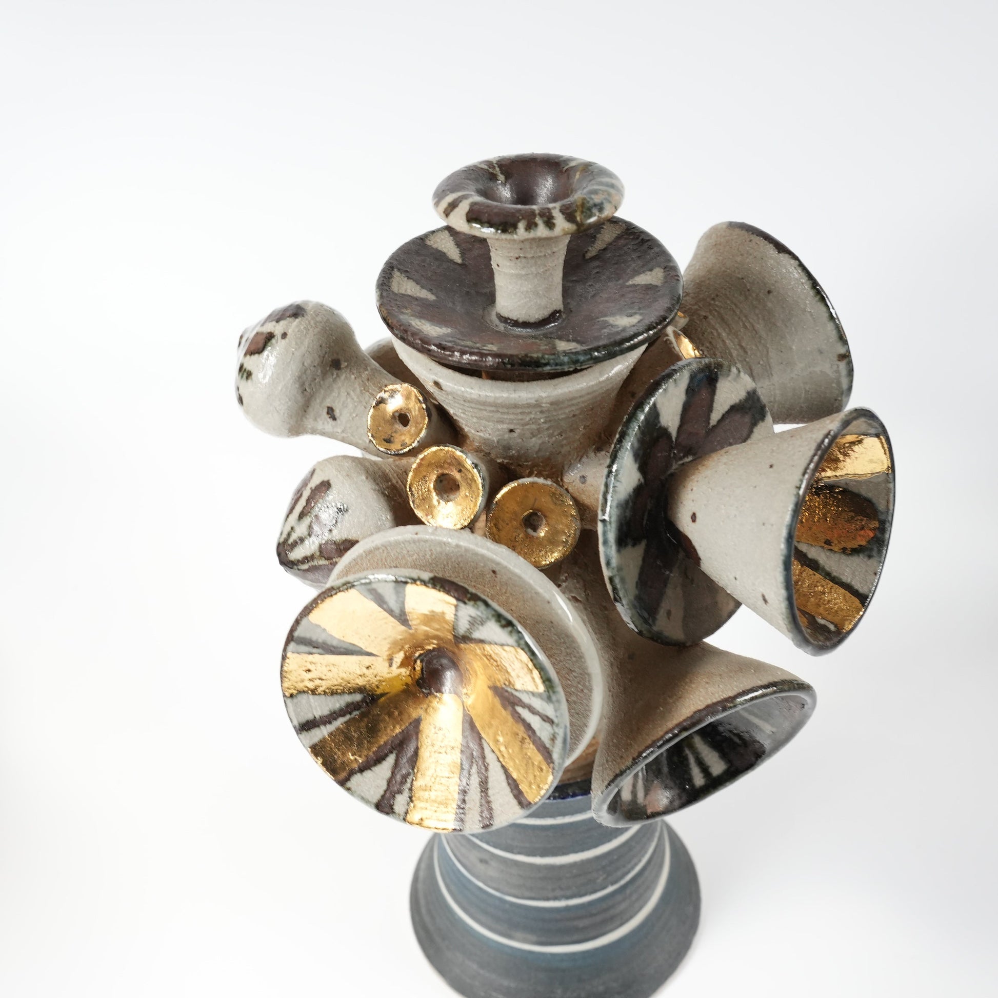 リサ・ラーソン グスタフスベリ Gスタジオ 陶器オブジェ 生命の樹意匠 高さ33cm 完品 - ディテール 8