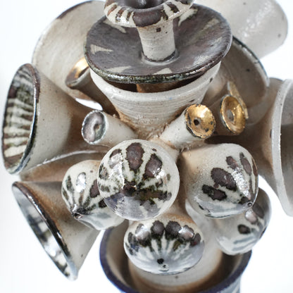 リサ・ラーソン グスタフスベリ Gスタジオ 陶器オブジェ 生命の樹意匠 高さ33cm 完品 - バックスタンプ・裏印