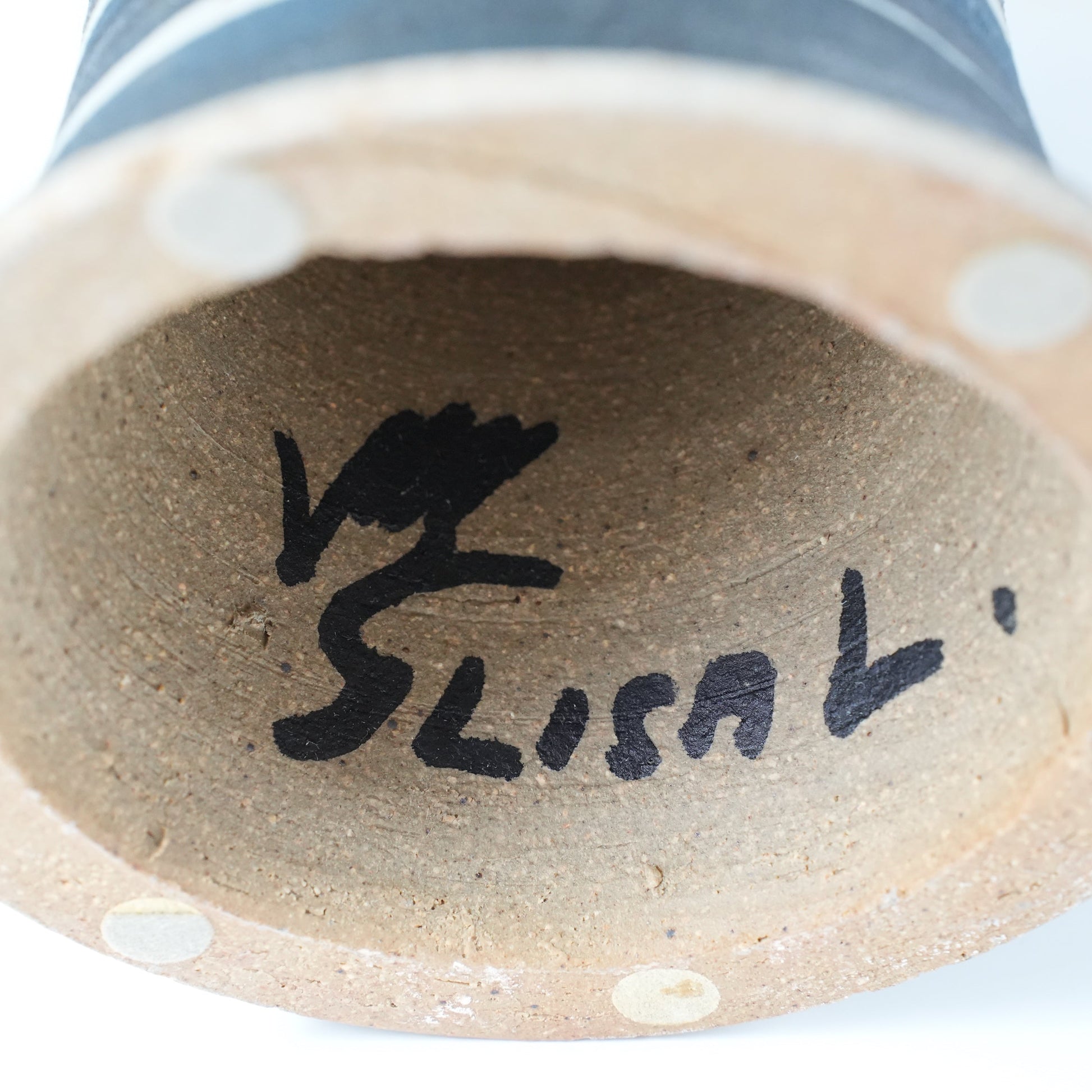 リサ・ラーソン グスタフスベリ Gスタジオ 陶器オブジェ 生命の樹意匠 高さ33cm 完品 裏面（バックスタンプ）