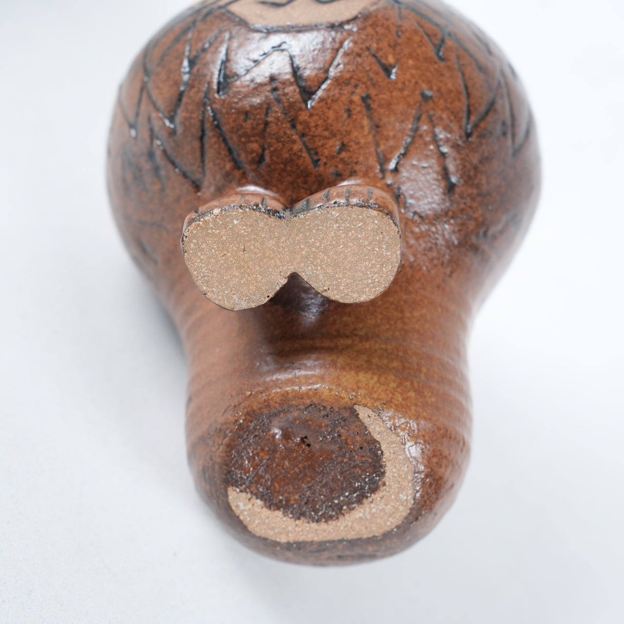 リサ・ラーソン グスタフスベリ ヴィンテージ アフリカ（Afrika）ライオン像（中） 裏面（バックスタンプ）