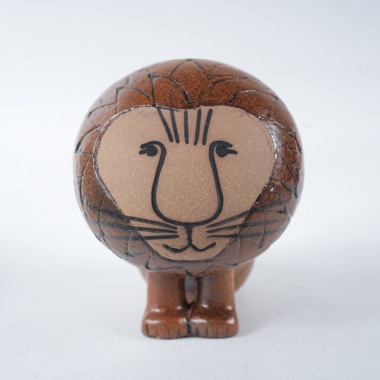 リサ・ラーソン グスタフスベリ ヴィンテージ アフリカ（Afrika）ライオン像（中） - Lisa Larson - 北欧食器タックショミュッケ