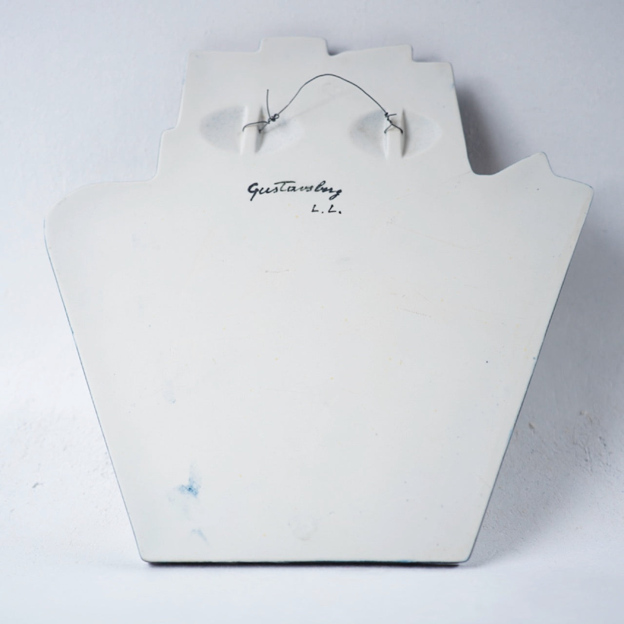 希少 グスタフスベリ リサ・ラーソン アルベルティーナ（Albertina）陶板 - ディテール 2