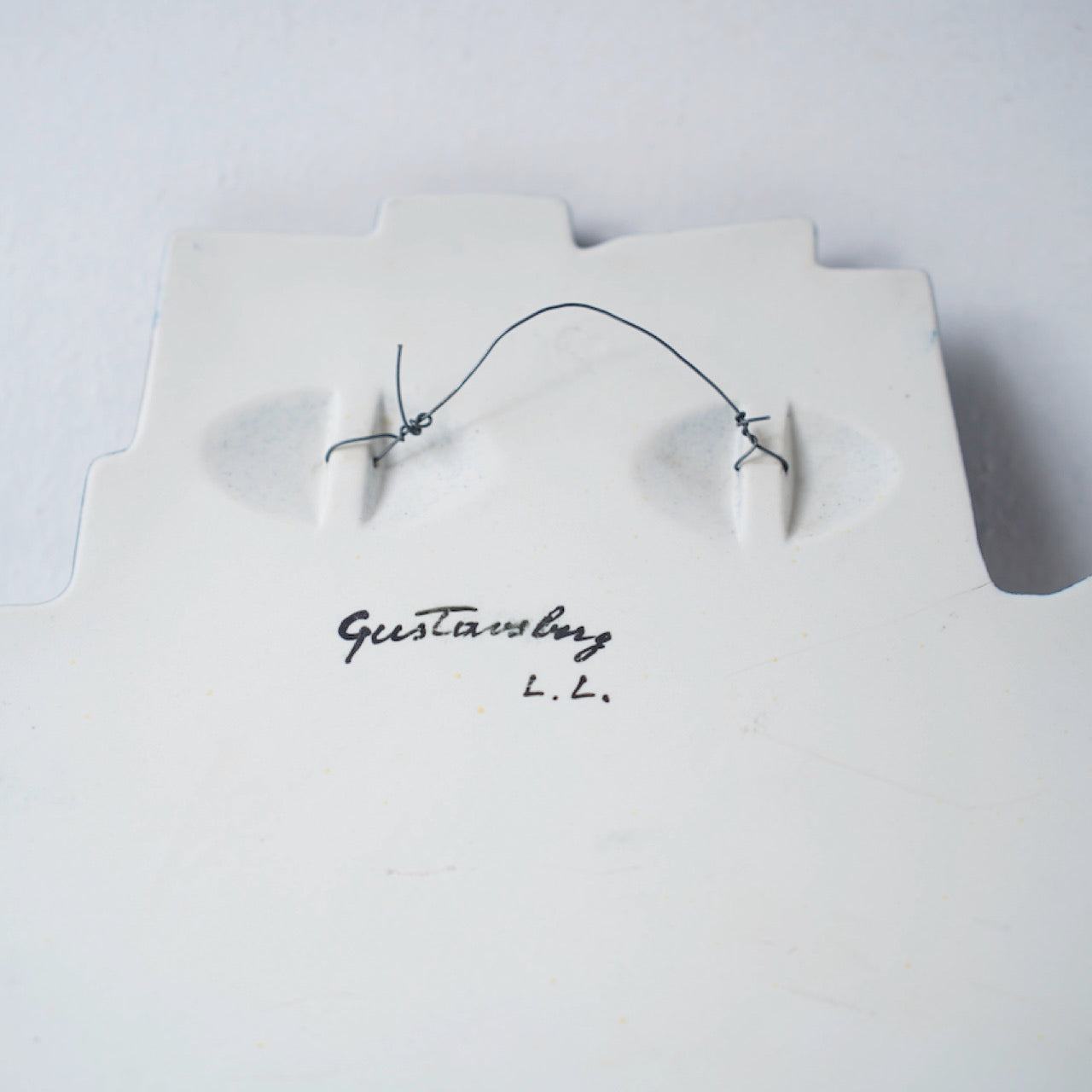 希少 グスタフスベリ リサ・ラーソン アルベルティーナ（Albertina）陶板 - ディテール 3