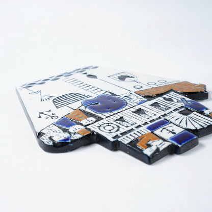 希少 グスタフスベリ リサ・ラーソン アルベルティーナ（Albertina）陶板 - ディテール 9