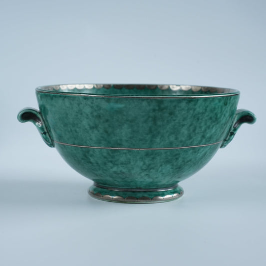 グスタフスベリ アルジェンタ（Argenta）銀彩 ボンボニエール（耳付きボウル） ヴィルヘルム・コーゲ