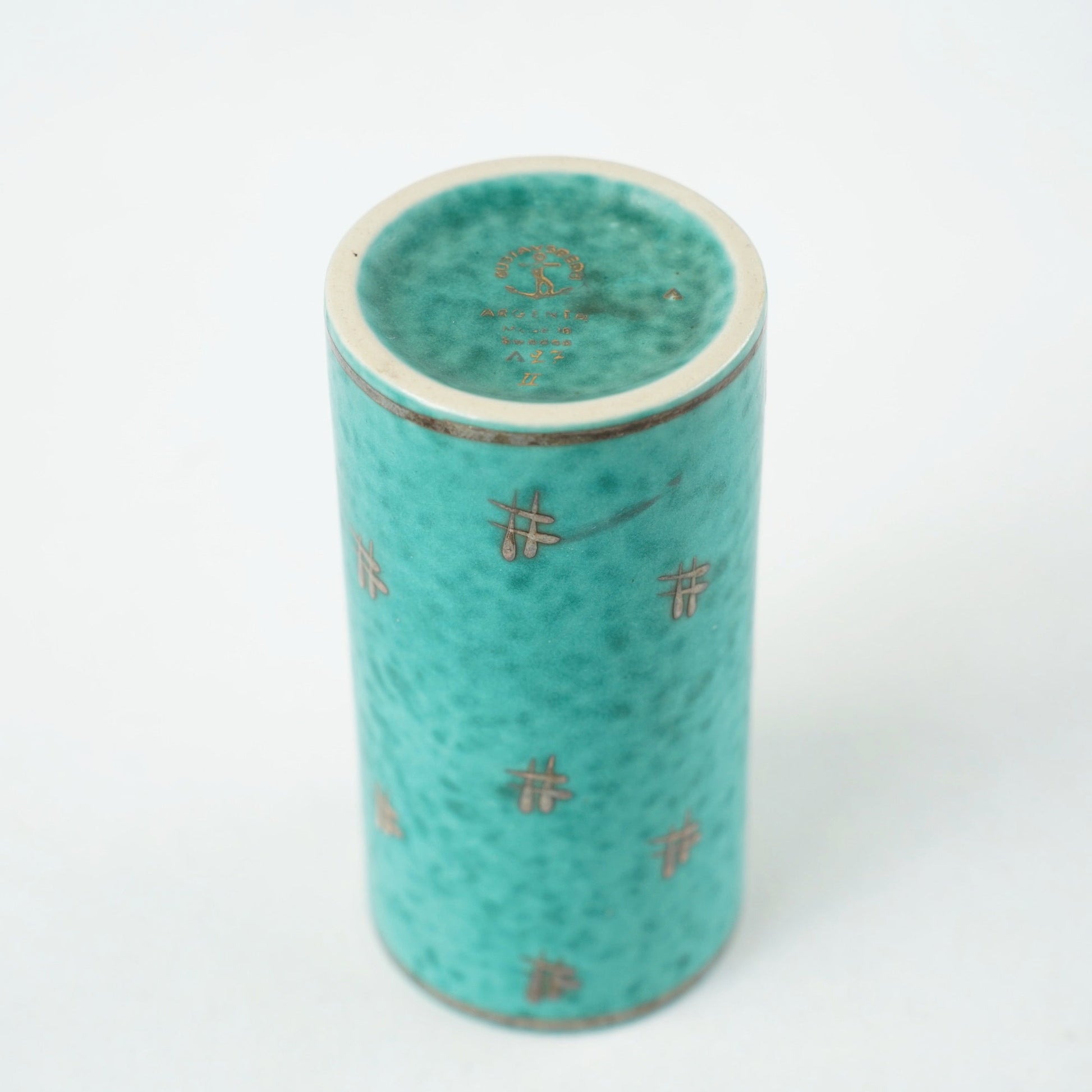 グスタフスベリ アルジェンタ（Argenta）銀彩 一輪挿し 花瓶 ヴィルヘルム・コーゲ 詳細2
