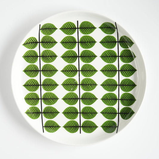 【ヴィンテージ】グスタフスベリ ベルサ（Bersa）18cmプレート ケーキ皿 - 全体像