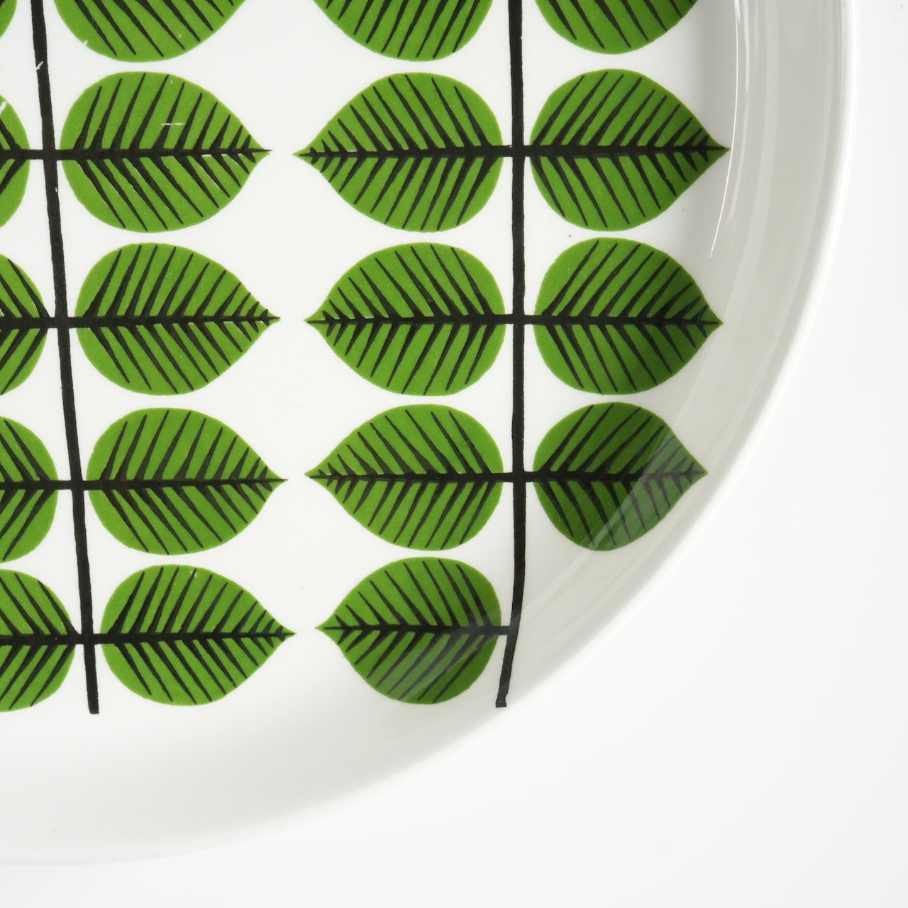 【ヴィンテージ】グスタフスベリ ベルサ（Bersa）18cmプレート ケーキ皿 - ディテール 1