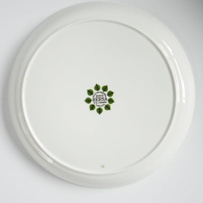 【ヴィンテージ】グスタフスベリ ベルサ（Bersa）18cmプレート ケーキ皿 裏面（バックスタンプ）