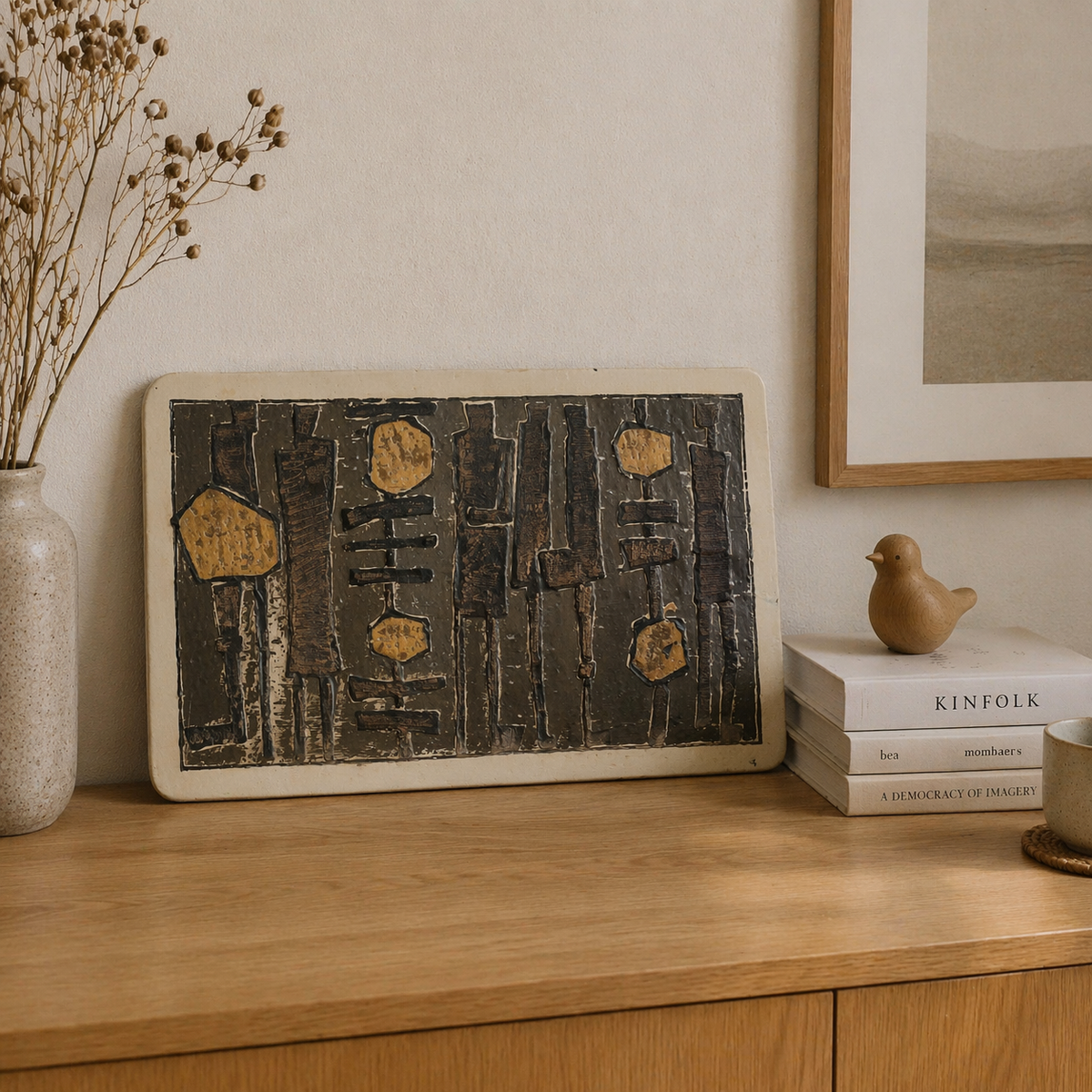 最終値下げです‼️北欧ヴィンテージ　ウラ・ヴィンブラッド 陶板 北欧ヴィンテージ ウラ・ヴィンブラッド 陶板2点 【公式通販】