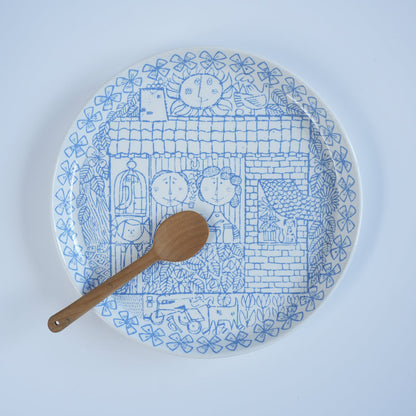 希少 グスタフスベリ（Gustavsberg）ボロ（Boro）プレート21cm - Gustavsberg - 北欧食器タックショミュッケ