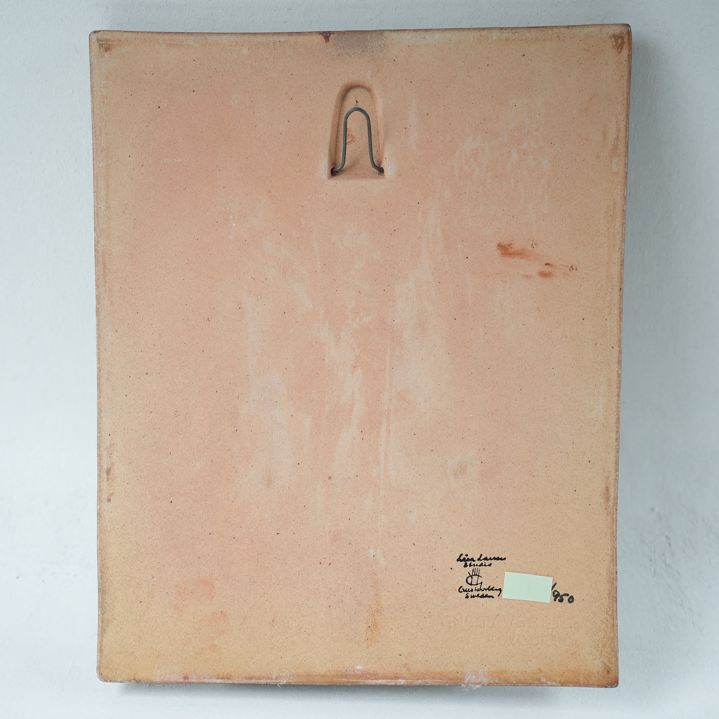 希少 950点限定 リサ・ラーソン グスタフスベリ リンゴの木の陶板 - ディテール 7