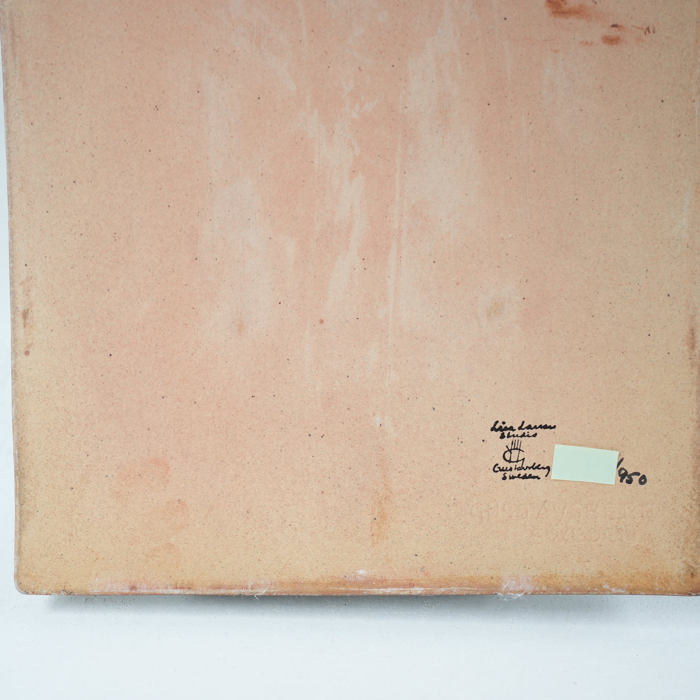 希少 950点限定 リサ・ラーソン グスタフスベリ リンゴの木の陶板 - ディテール 10
