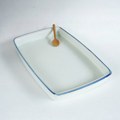 1970年代の北欧食器 グスタフスベリ ダート（Dart）オーブン皿 特大サイズ スウェーデン製 - デザイン・柄の詳細