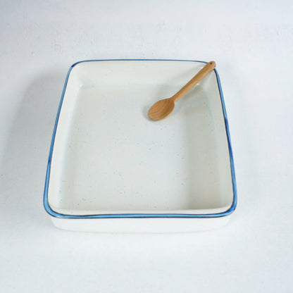 1970年代の北欧食器 グスタフスベリ ダート（Dart）オーブン皿 大サイズ スウェーデン製 - 側面