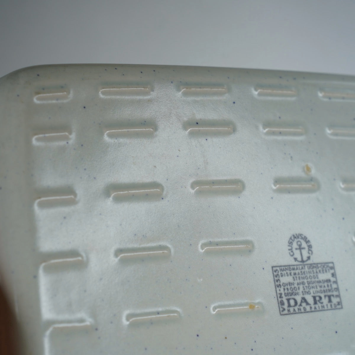 1970年代の北欧食器 グスタフスベリ ダート（Dart）オーブン皿 大サイズ スウェーデン製 - ディテール 12