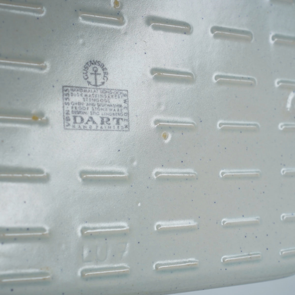 1970年代の北欧食器 グスタフスベリ ダート（Dart）オーブン皿 大サイズ スウェーデン製 コンディション詳細