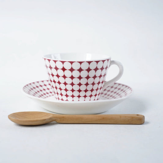 訳あり品 希少 ヴィンテージ版 グスタフスベリ エヴァ（Eva）コーヒーカップ＆ソーサー - Gustavsberg - 北欧食器タックショミュッケ