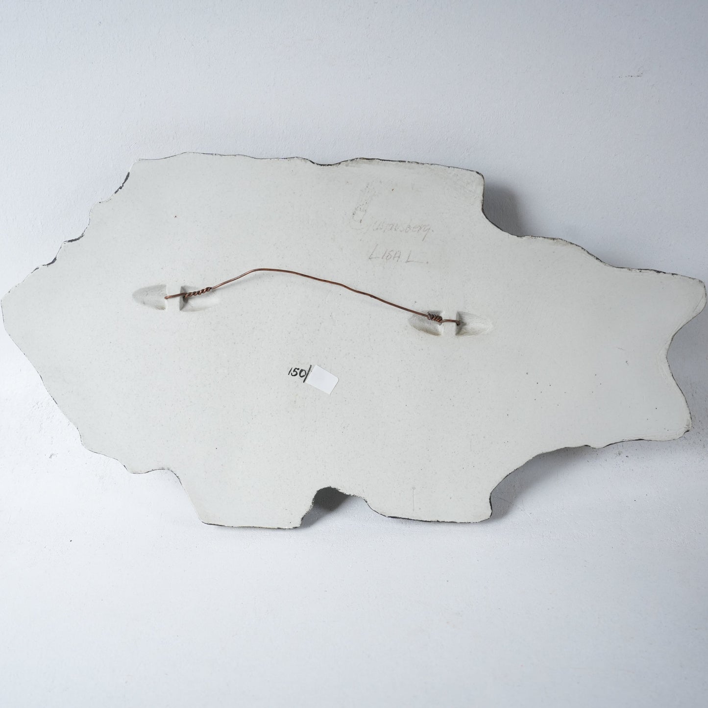 希少 リサ・ラーソン グスタフスベリ 150点限定 魚（Fisk）の陶板 - ディテール 2