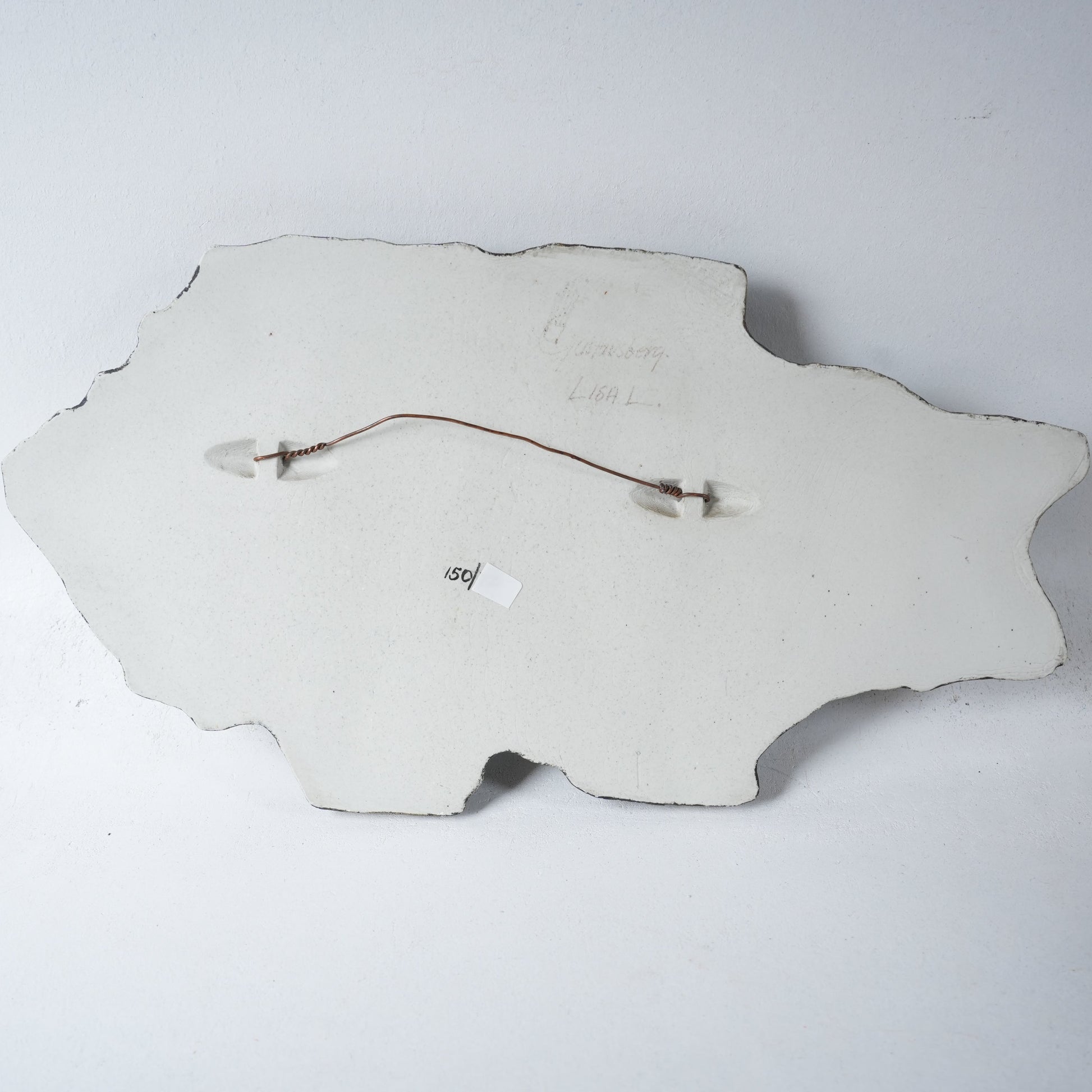 希少 リサ・ラーソン グスタフスベリ 150点限定 魚（Fisk）の陶板 - ディテール 2